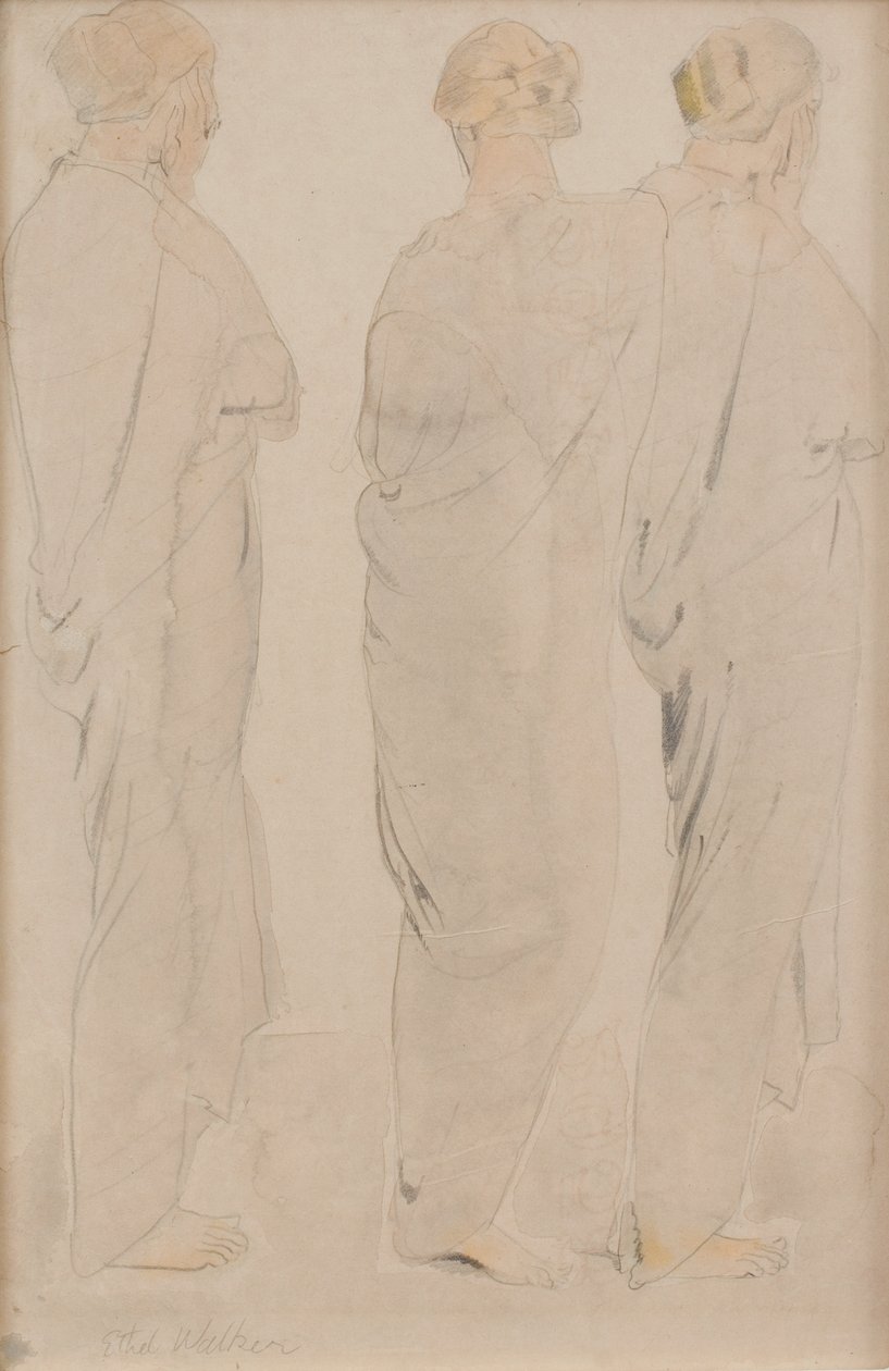 Three Muses, c. 1920 by Dame Ethel Walker