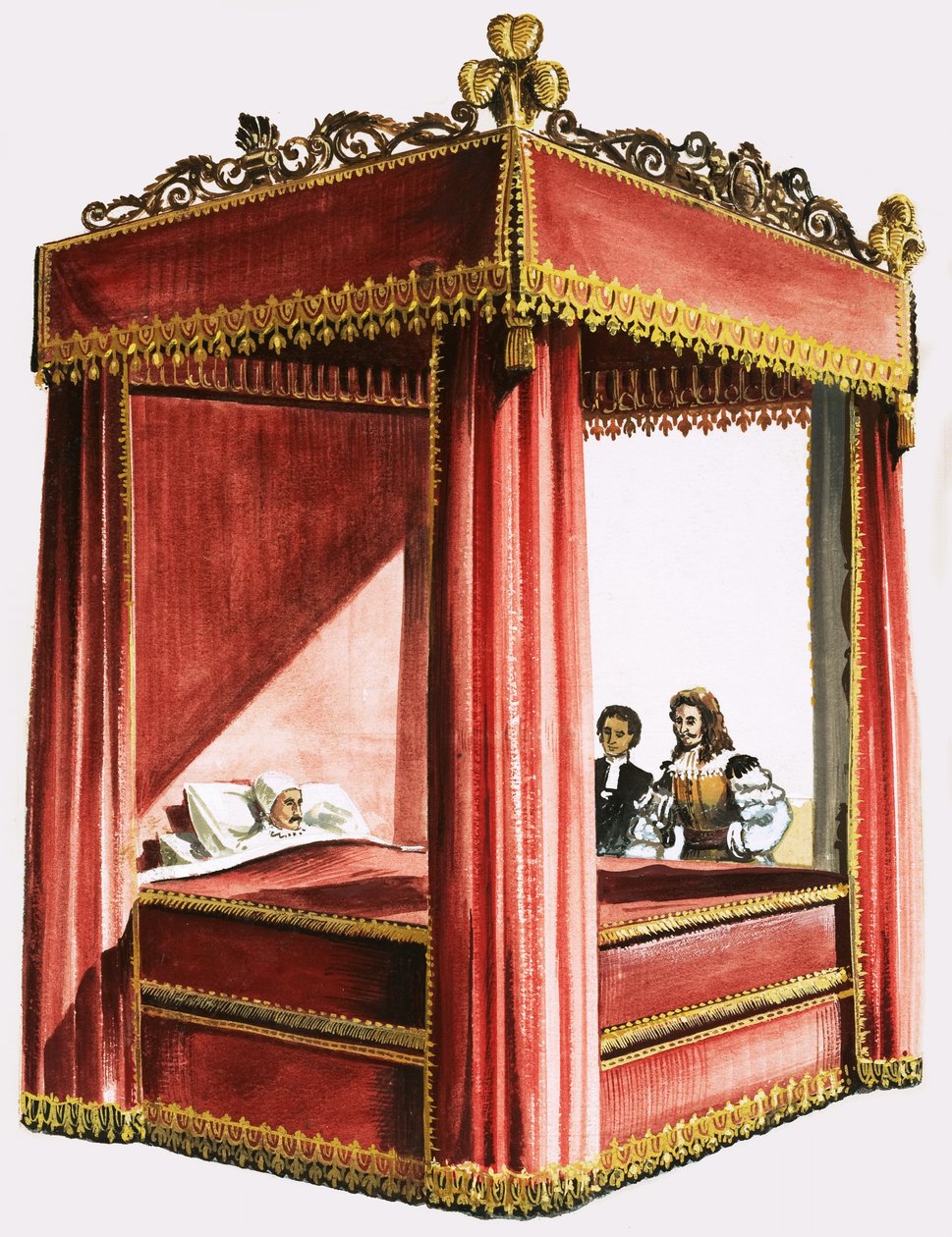 Four poster bed by Dan Escott