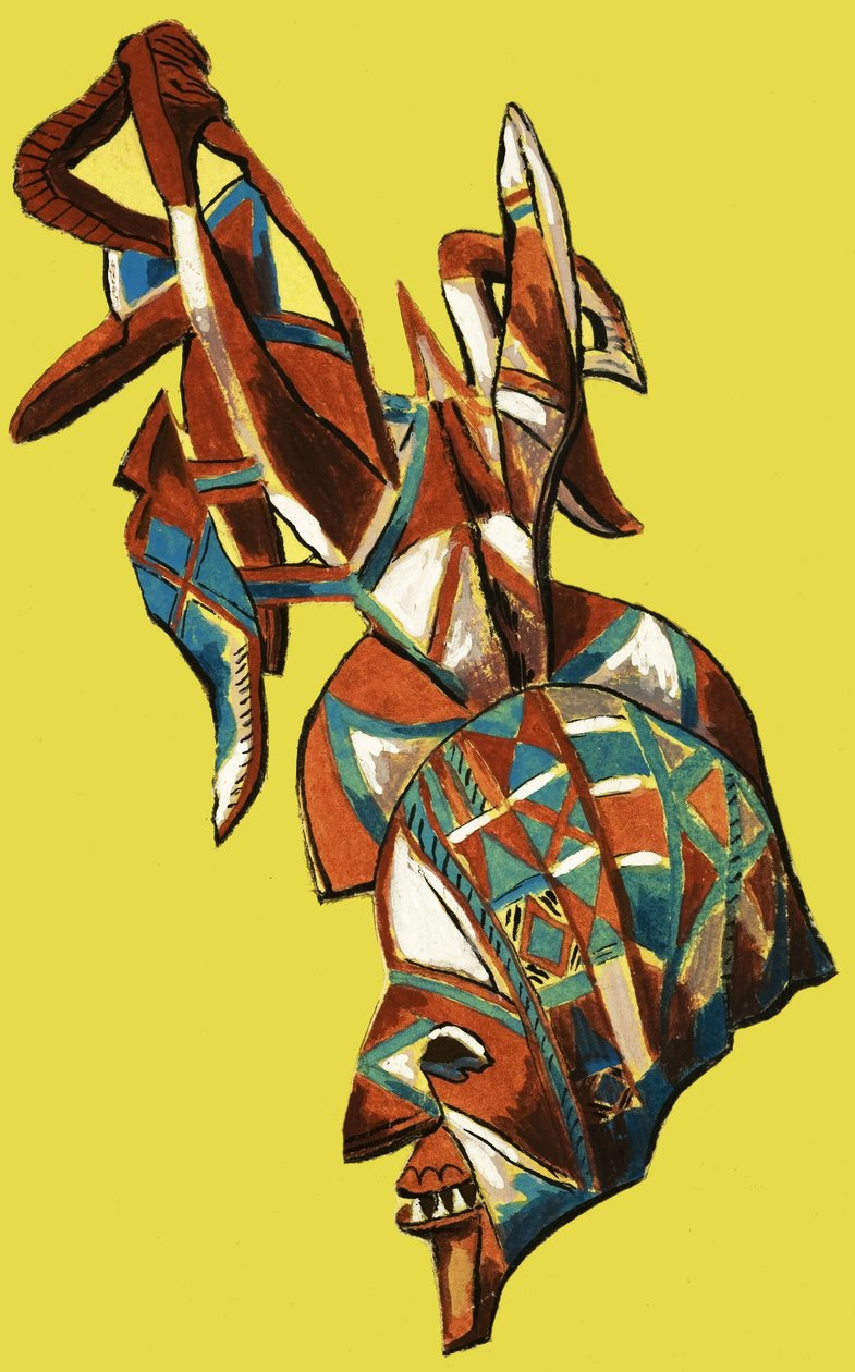 Japanese Theatrical Mask by Dan Escott