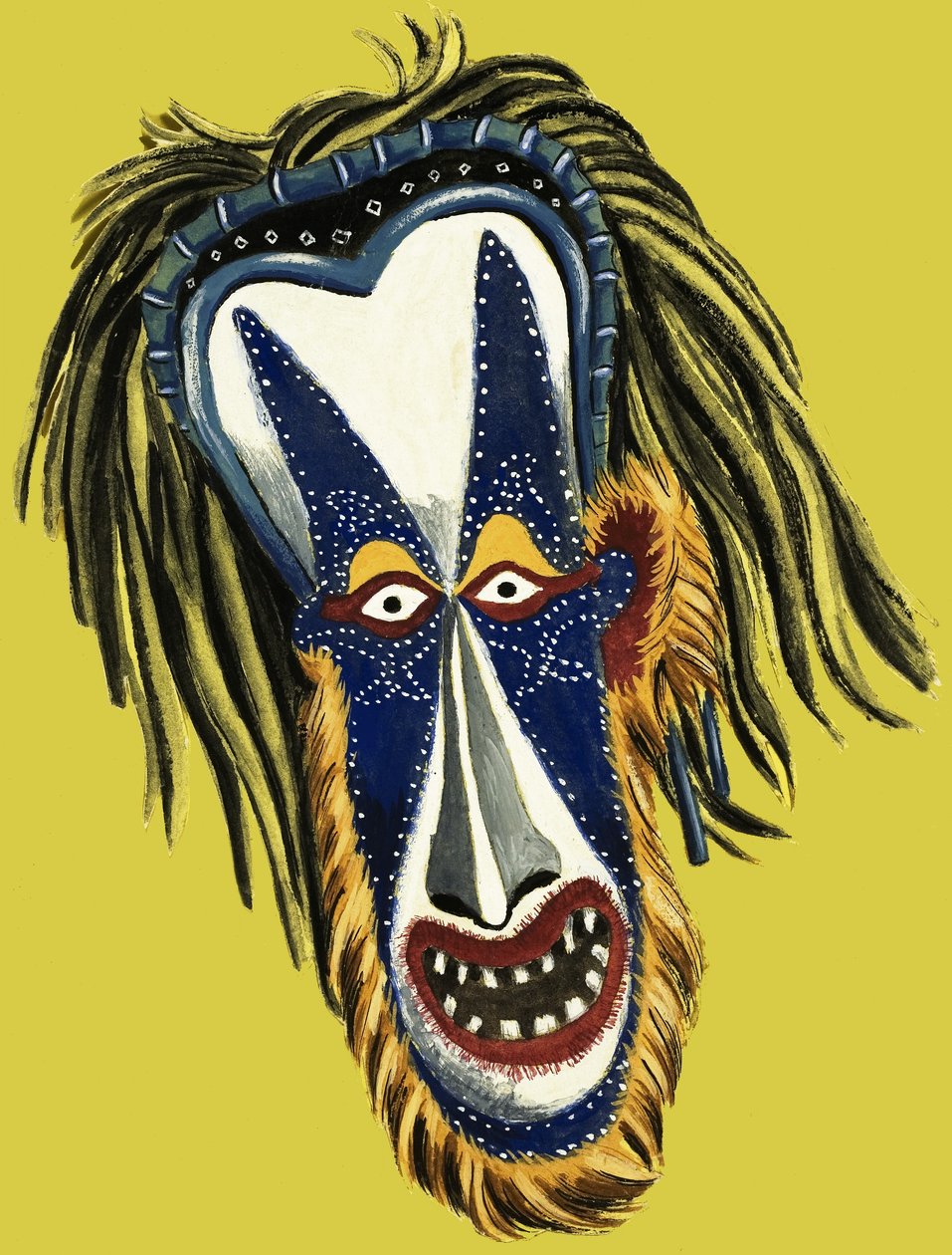 Japanese Theatrical Mask by Dan Escott