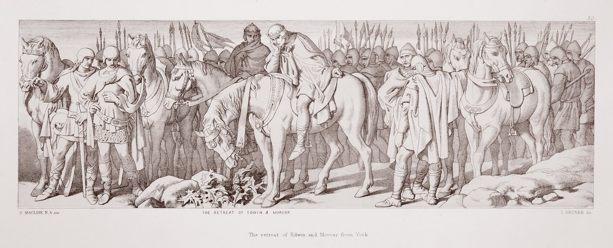 The retreat of Edwin and Morcar from York, from 