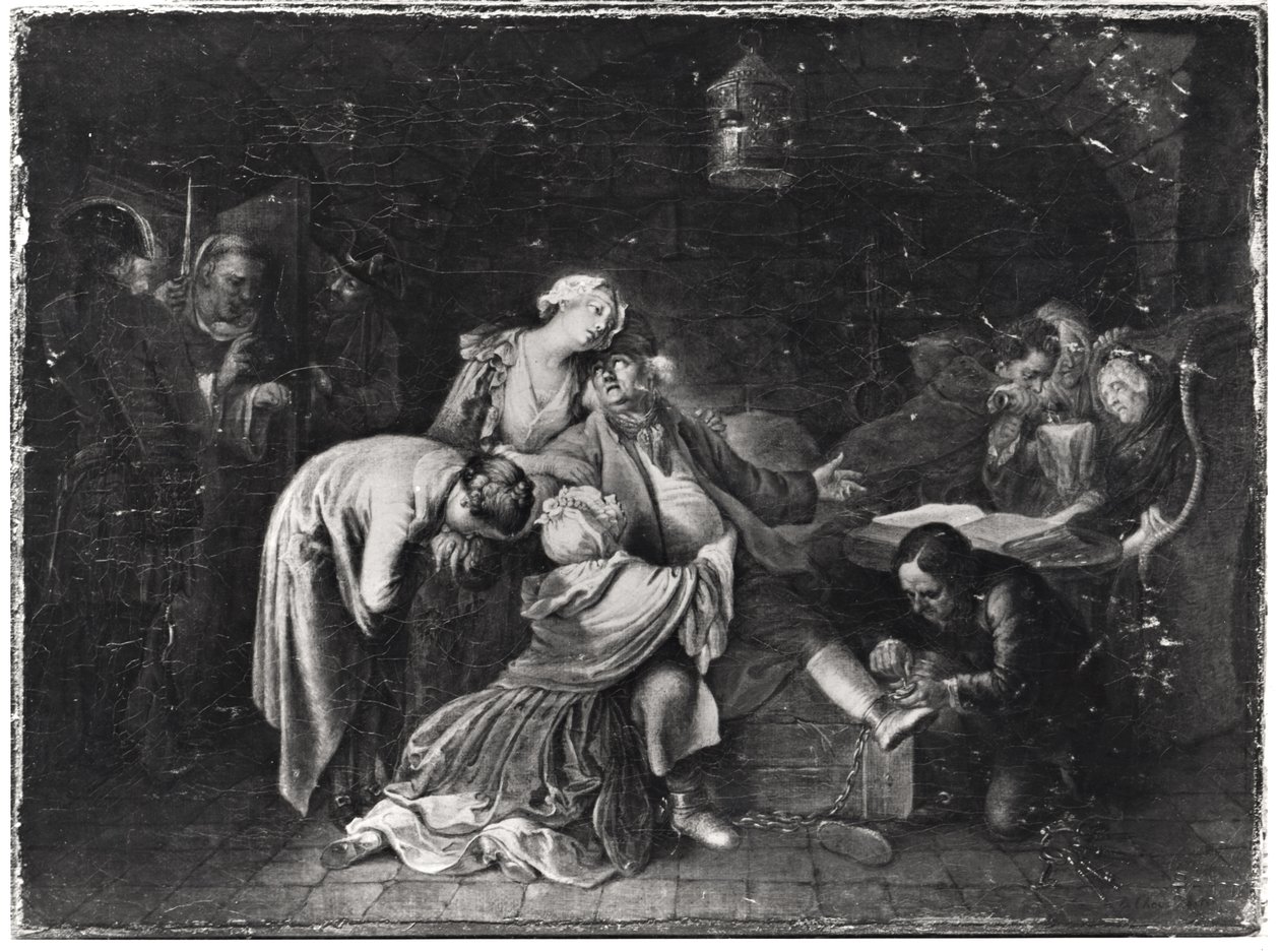Jean Calas Bidding Farewell to His Family by Daniel Nikolaus Chodowiecki