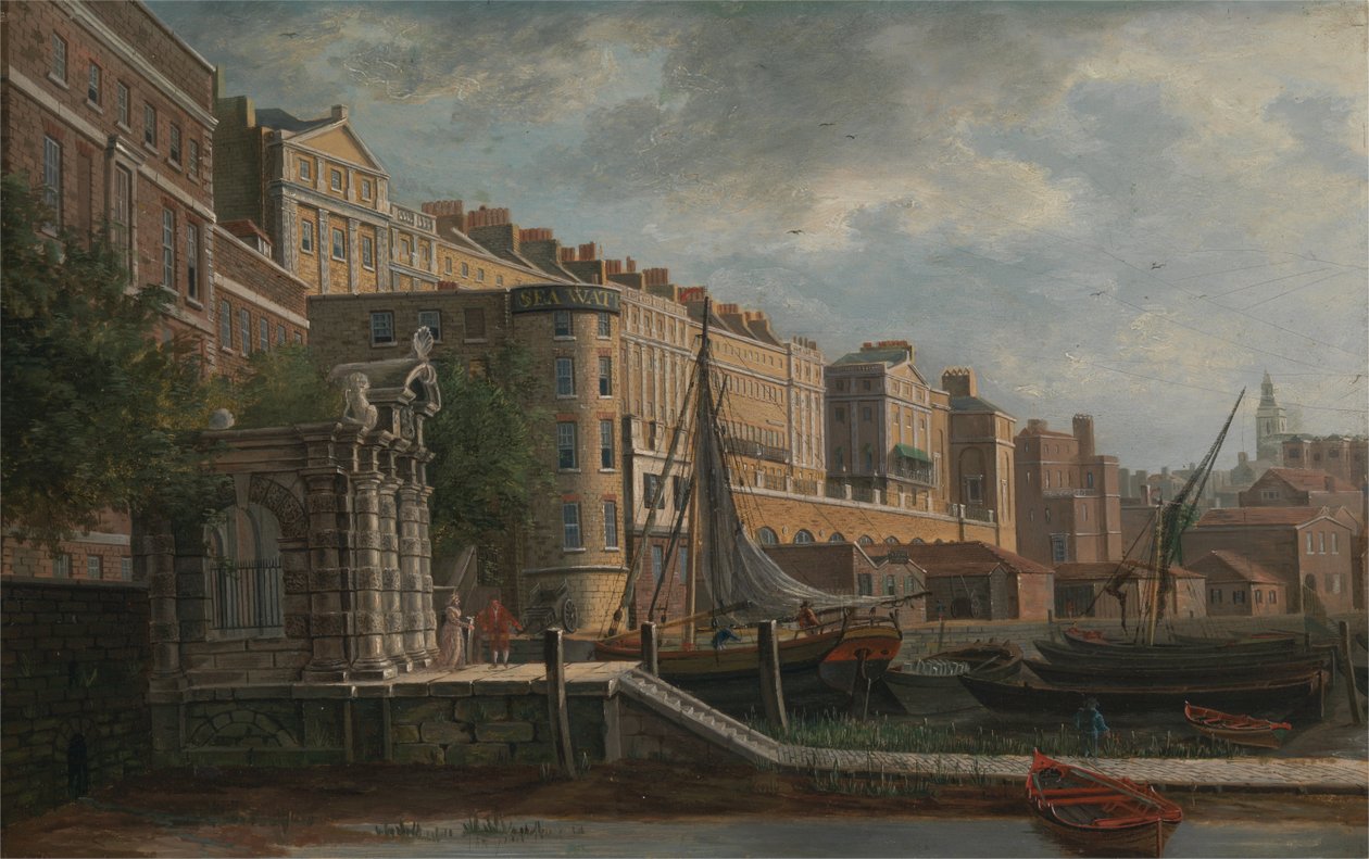 York Water-Gate and the Adelphi by Daniel Turner