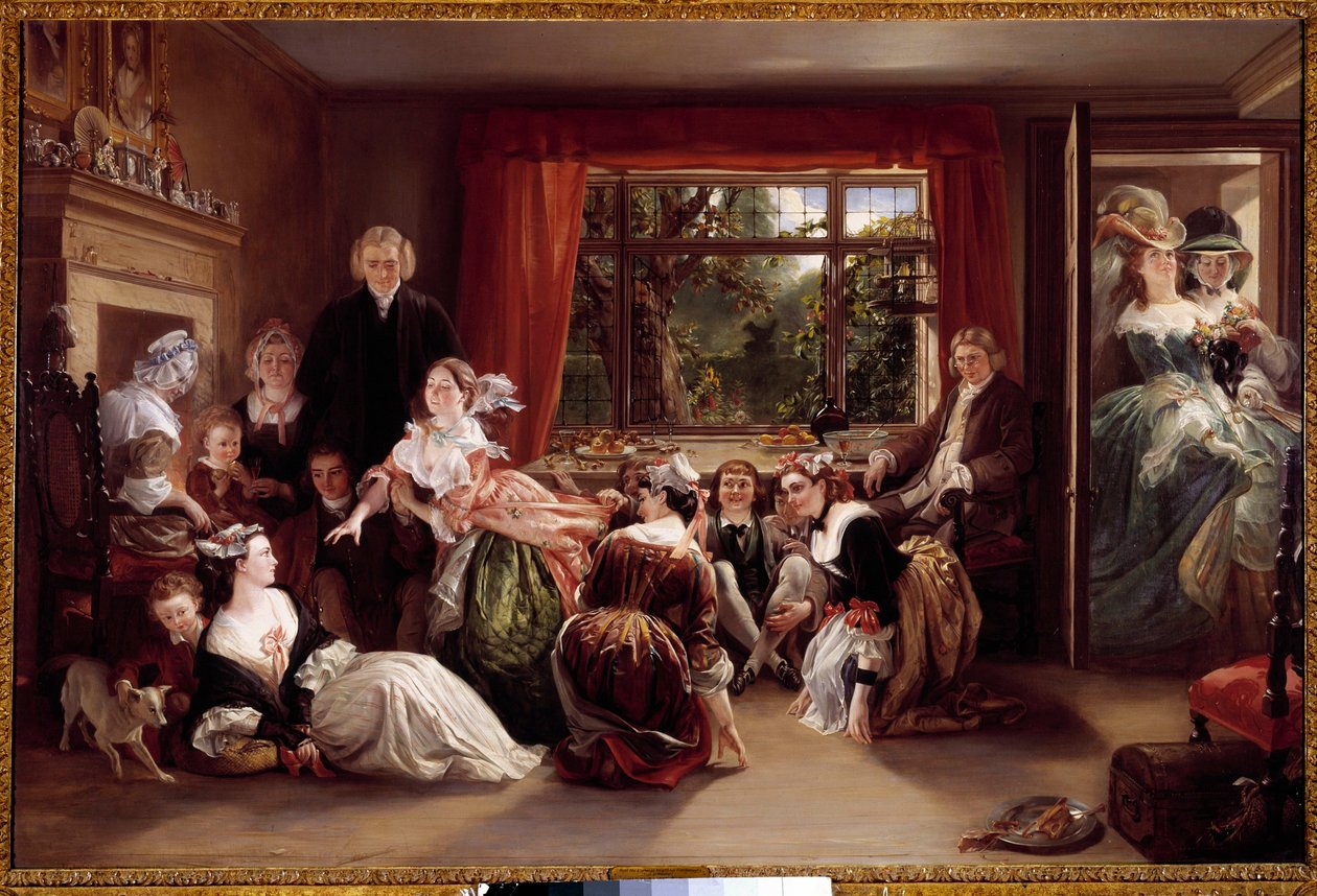The Game of the Slipper Hunting by Daniel Maclise