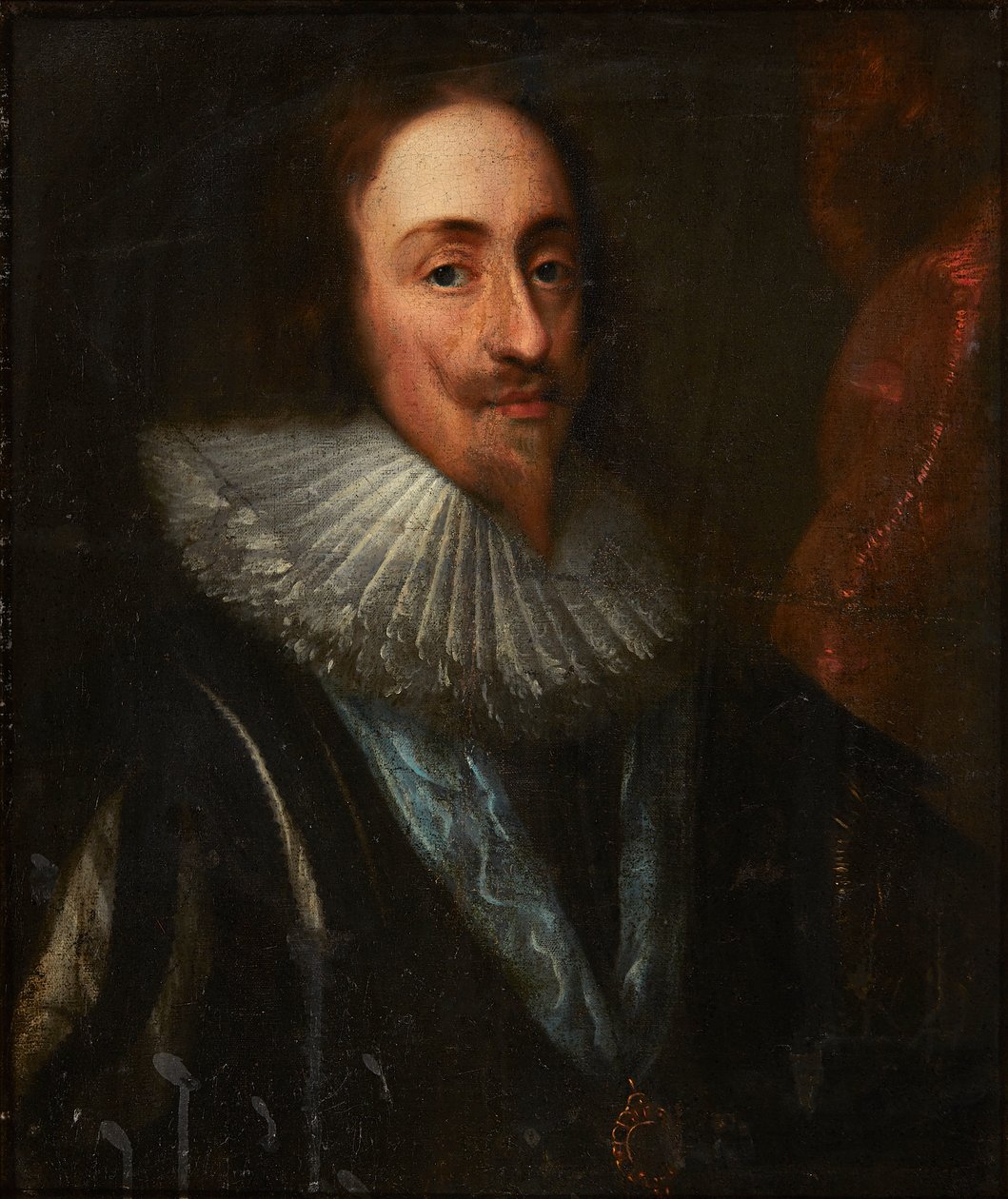 Portrait of King Charles I by Daniel (circle of) Mytens