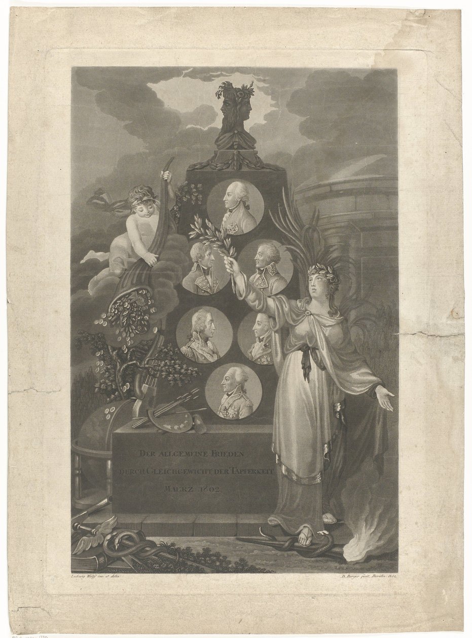 Allegory of the Peace of Amiens, 1802 by Daniel Berger