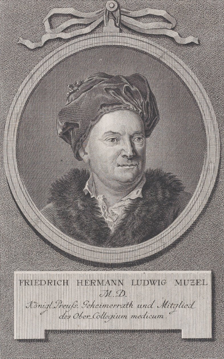 Portrait of Friedrich Ludwig Hermann Muzel by Daniel Berger