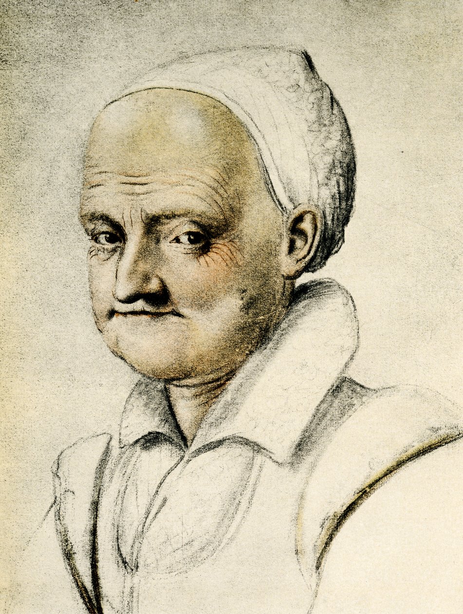 Portrait of an Old Woman by Daniel Dumonstier or Dumoustier