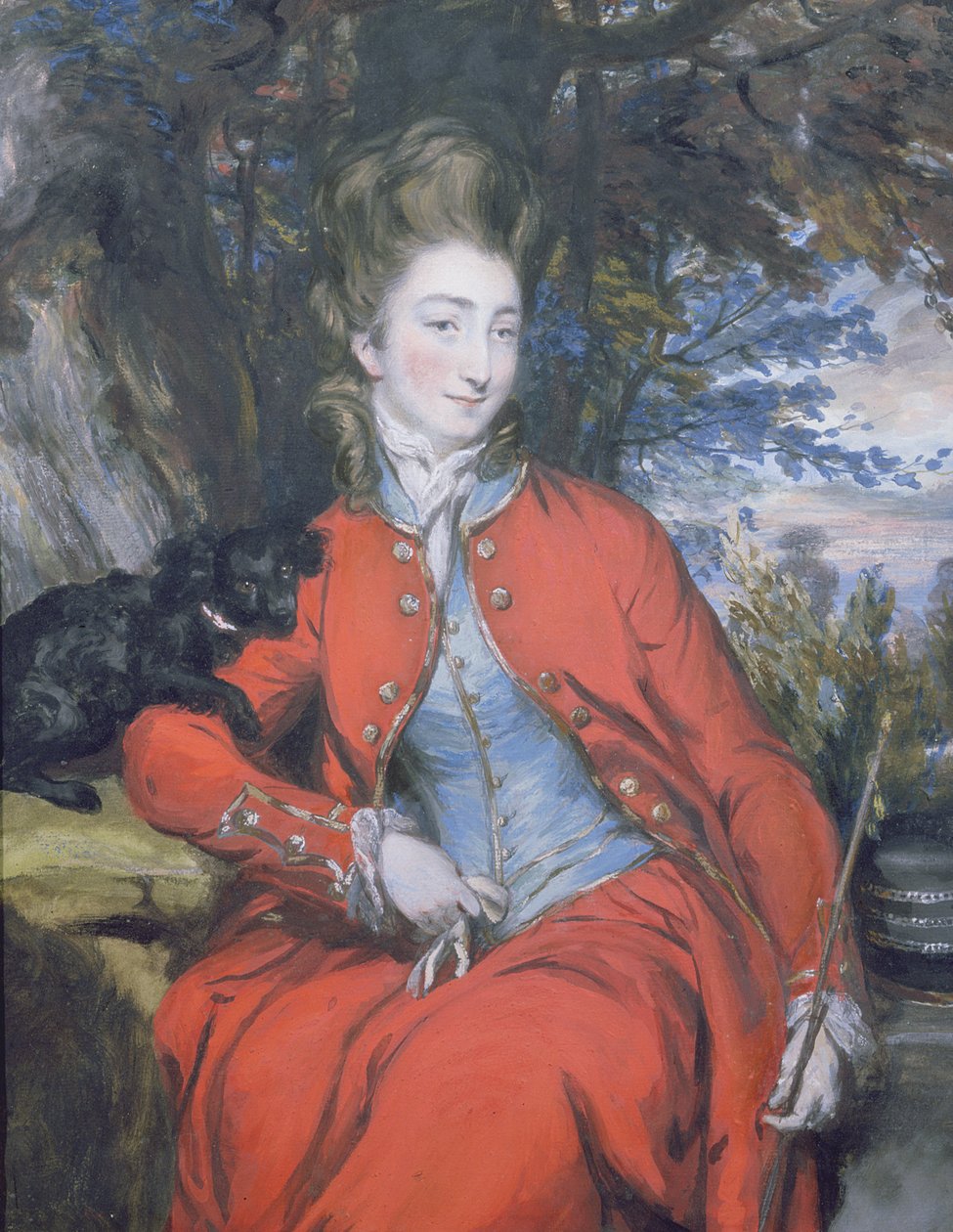 Elizabeth (1755-1806) Lady Bridgeman (pastel) (see 239433 for pair)