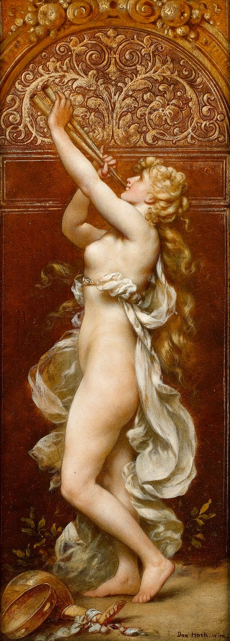 Music: A Decorative Allegorical Panel by Daniel Hock