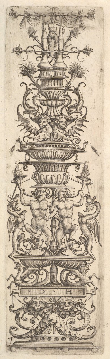 Candelabra Grotesque by Daniel Hopfer
