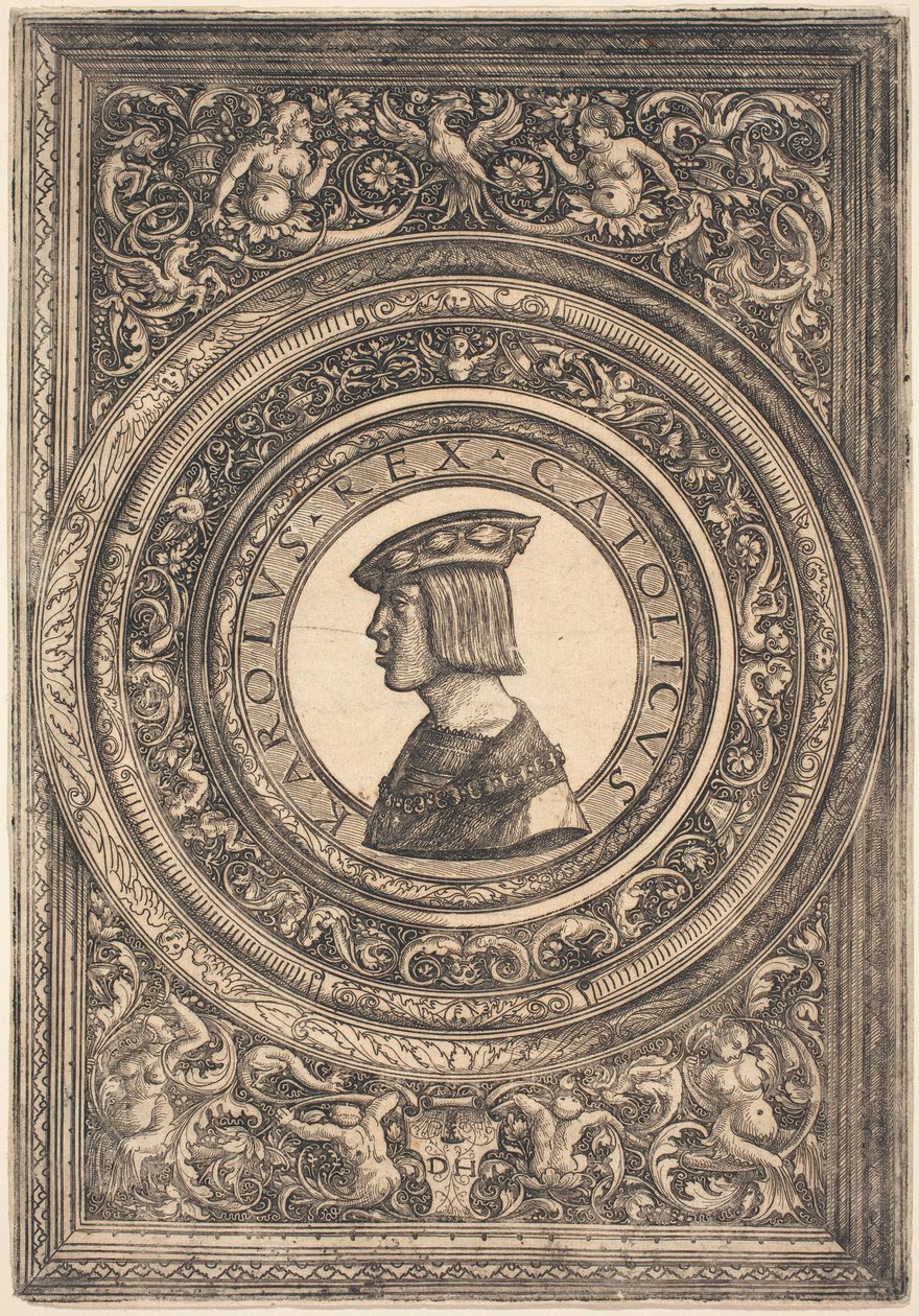Emperor Charles V by Daniel Hopfer