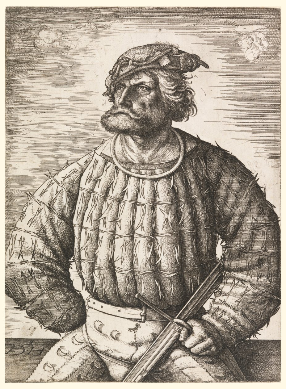 Portrait of Conrad von der Rosen by Daniel Hopfer