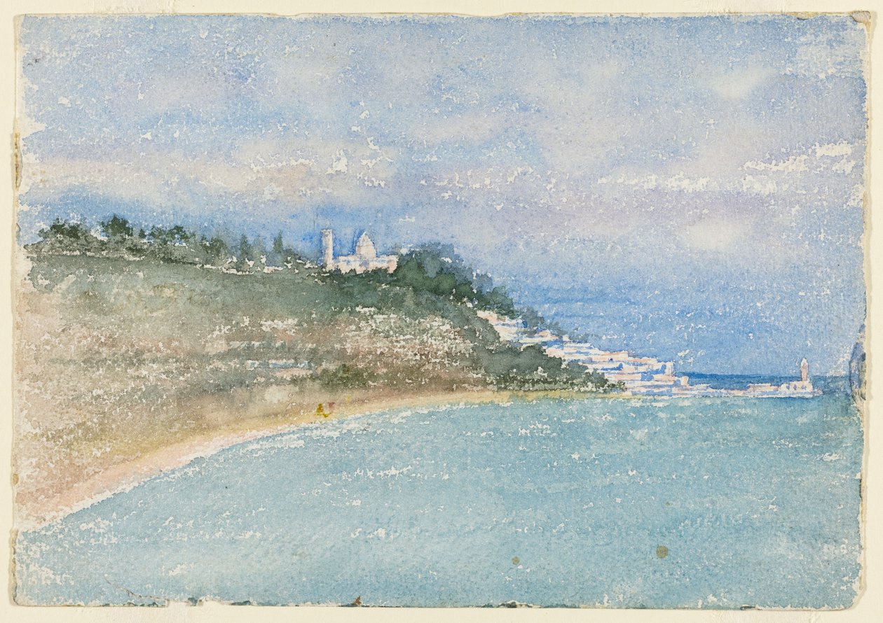 Point West of Algiers, North Africa, Travel Sketch by Daniel Hudson Burnham