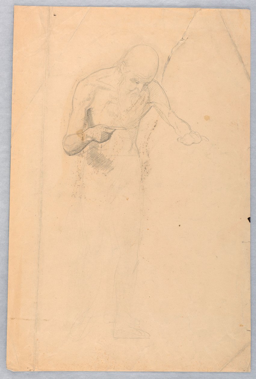 Bearded Man Standing, 1852 by Daniel Huntington