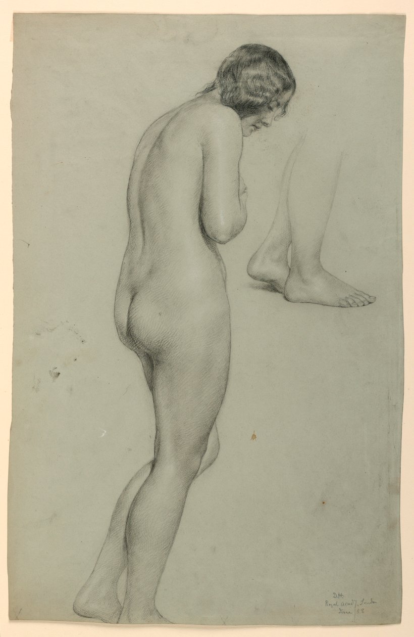 Female Nude, 1858 by Daniel Huntington