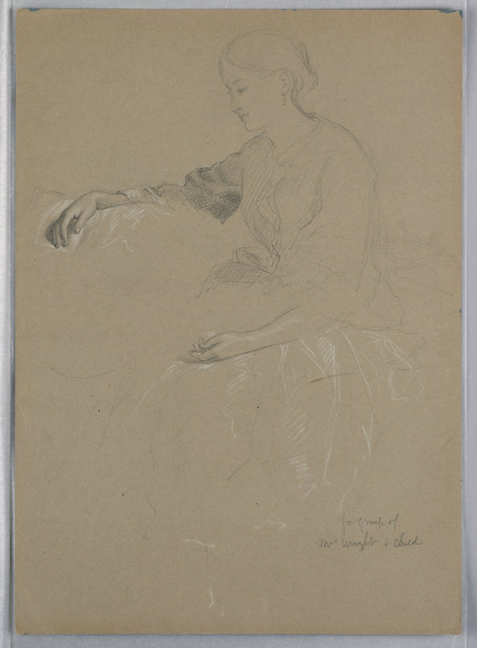 Mrs. William Wright and Child, 1857 by Daniel Huntington