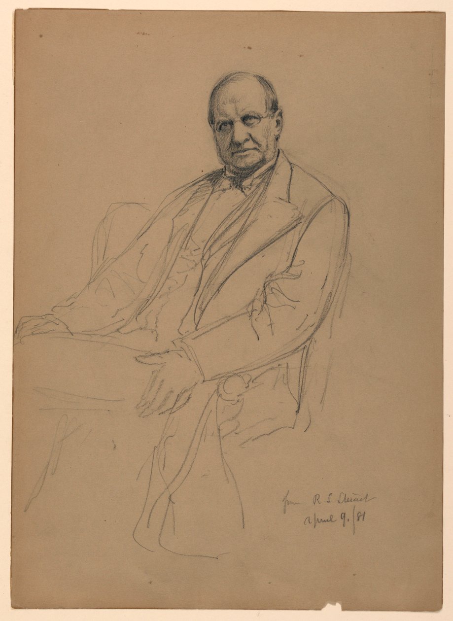 Robert L. Stuart Seated, 1881 by Daniel Huntington