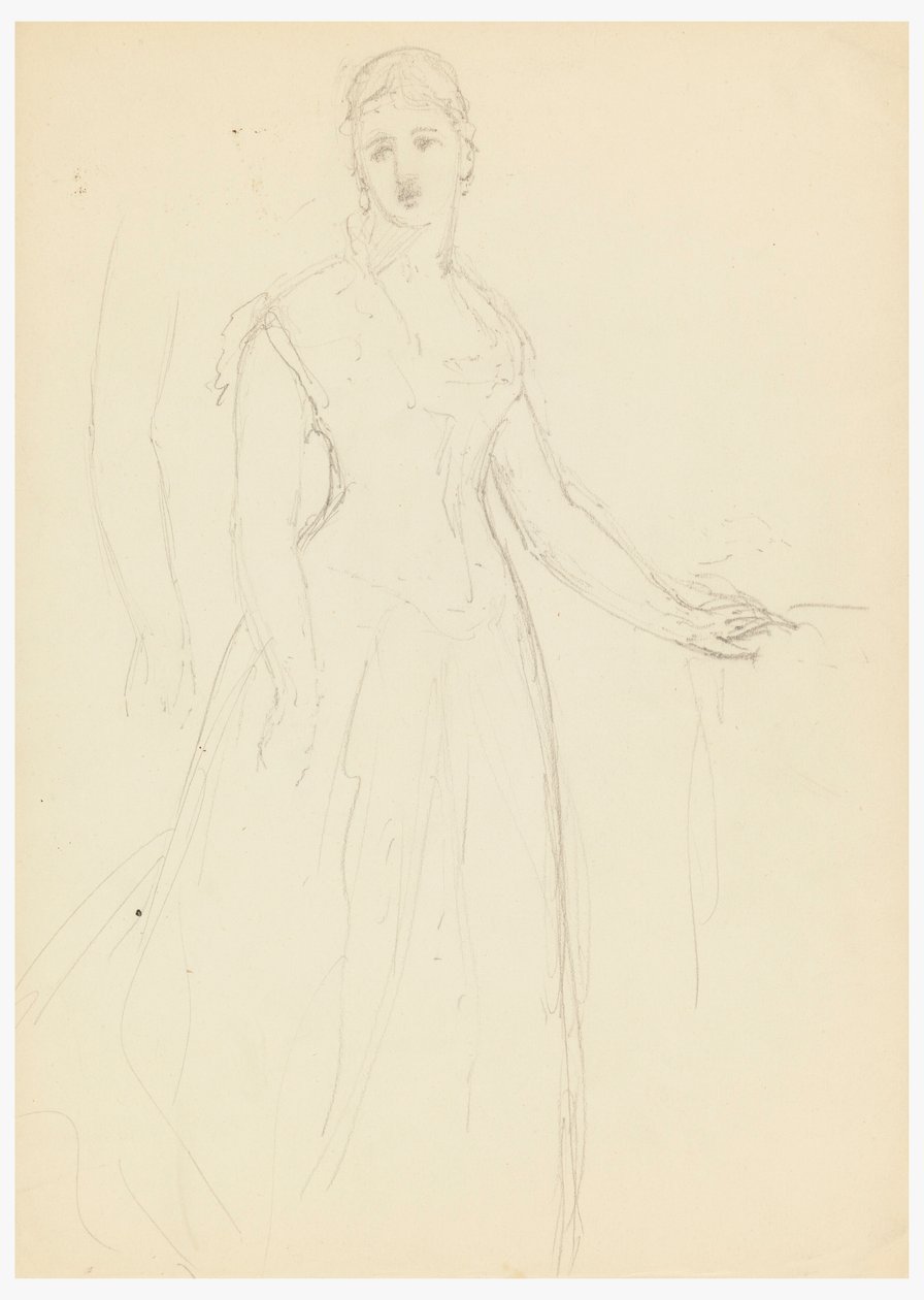 Sketch for a Portrait of Bella Worsham, 1878 by Daniel Huntington