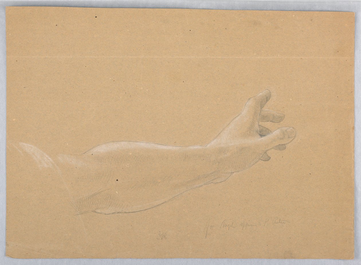 Study for "Early Christian Prisoners", 1839-40 by Daniel Huntington