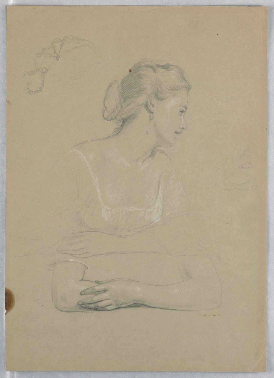 Study for "Martha Washington Reception", 1860 by Daniel Huntington