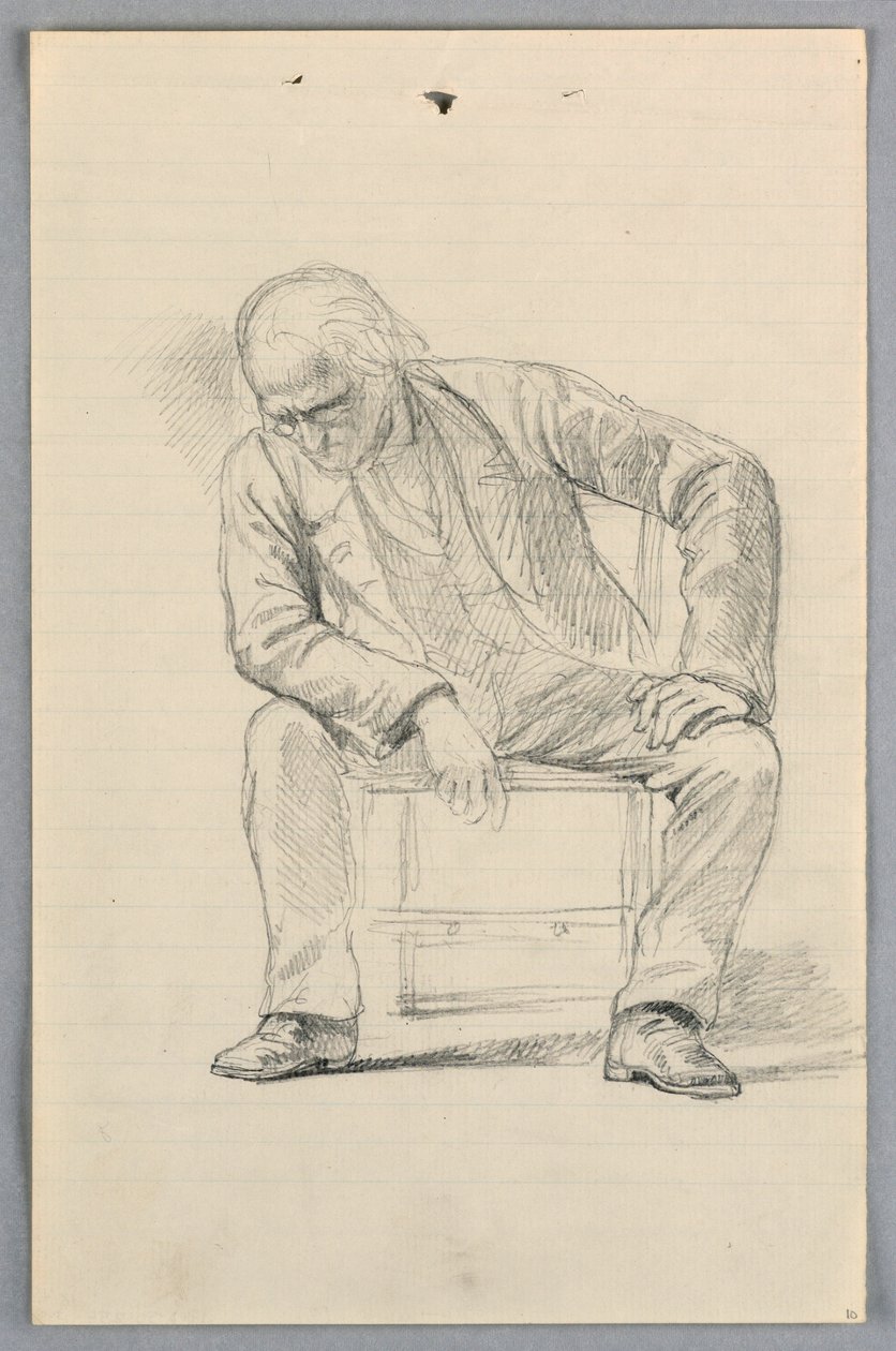 Study for "Scientific Group", 1858 by Daniel Huntington