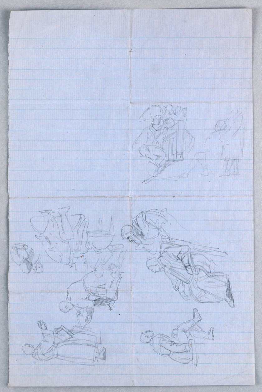 Study for "Scientific Group", 1858 by Daniel Huntington
