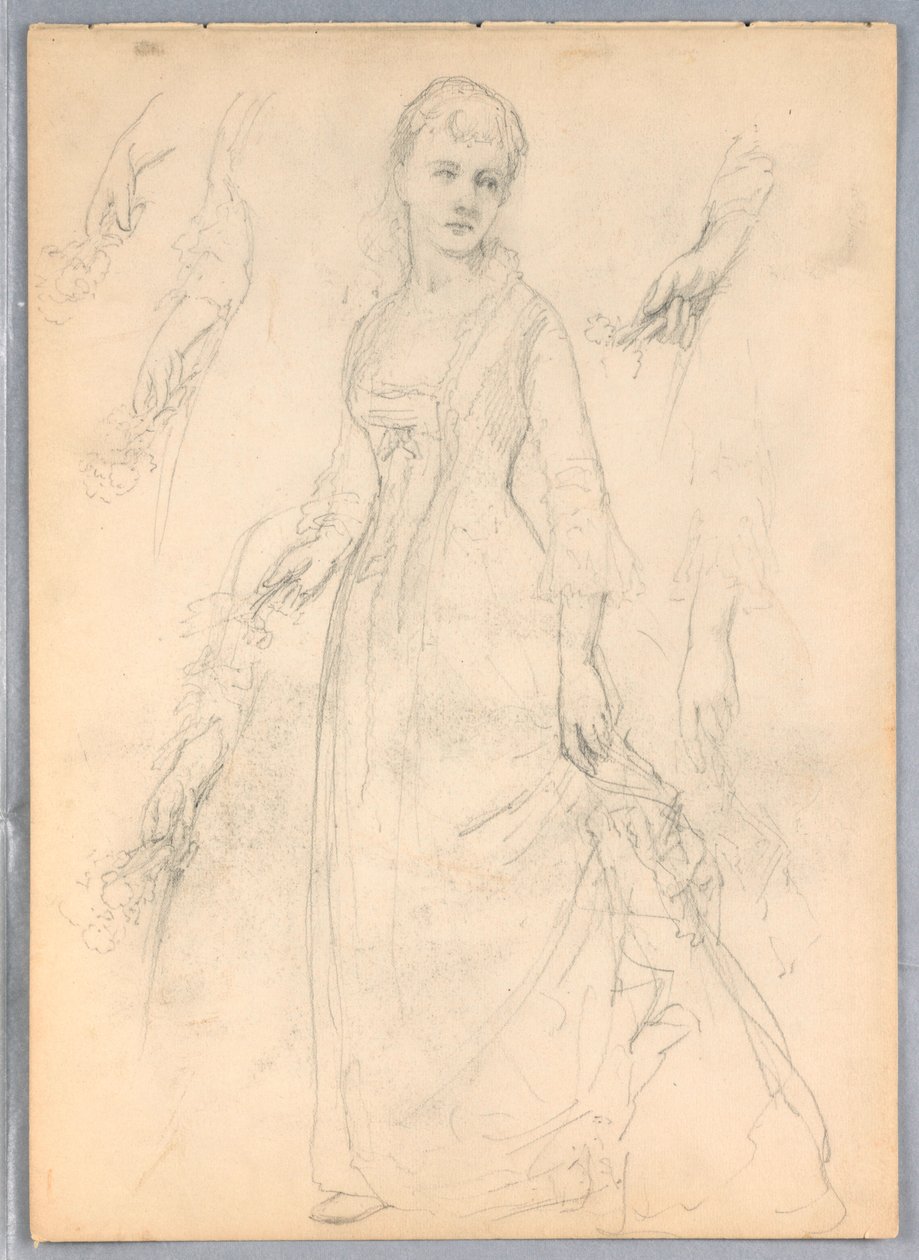 Study for "Titian Showing", 1872 by Daniel Huntington