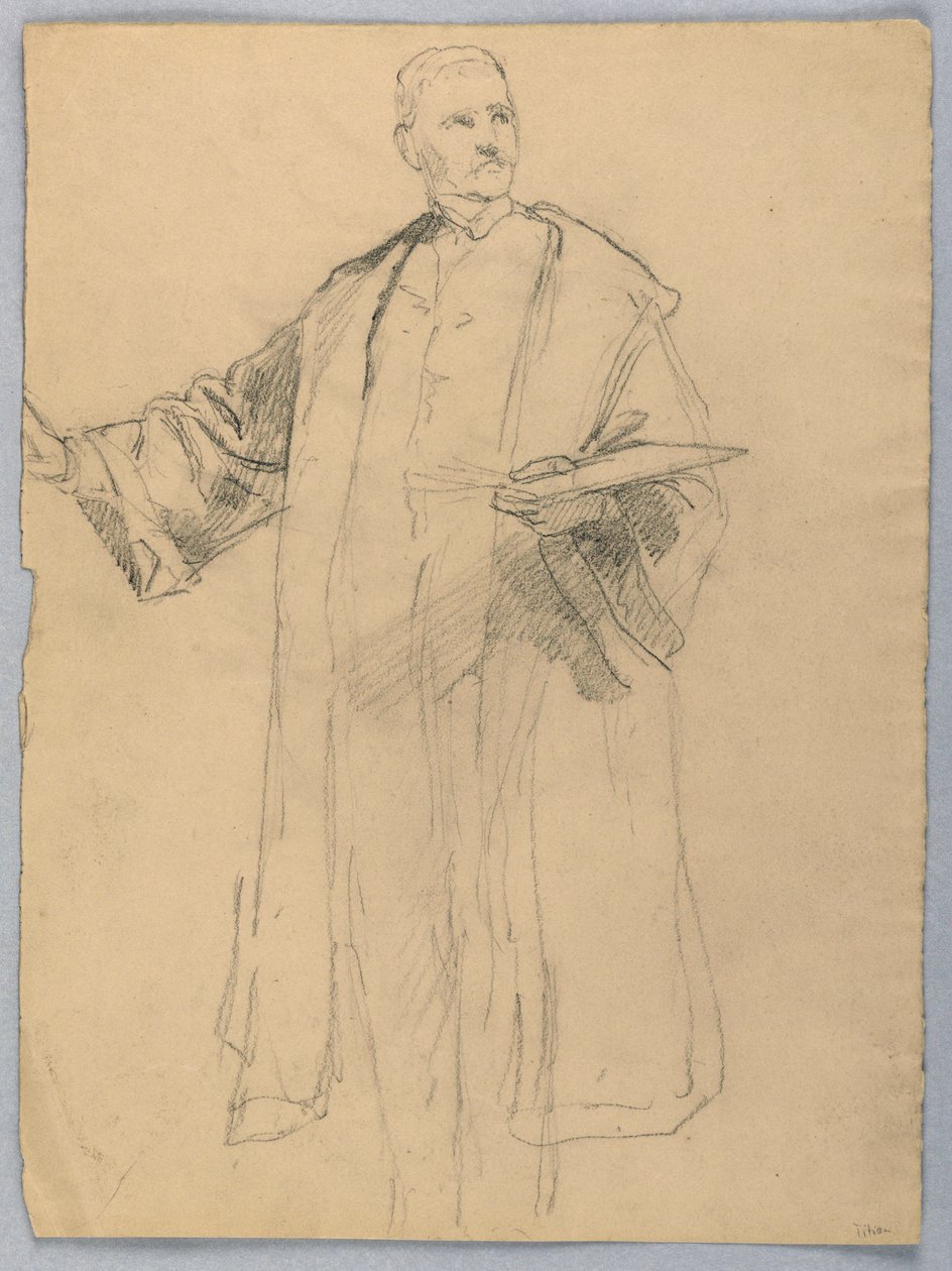 Study for "Titian Showing", 1872 by Daniel Huntington