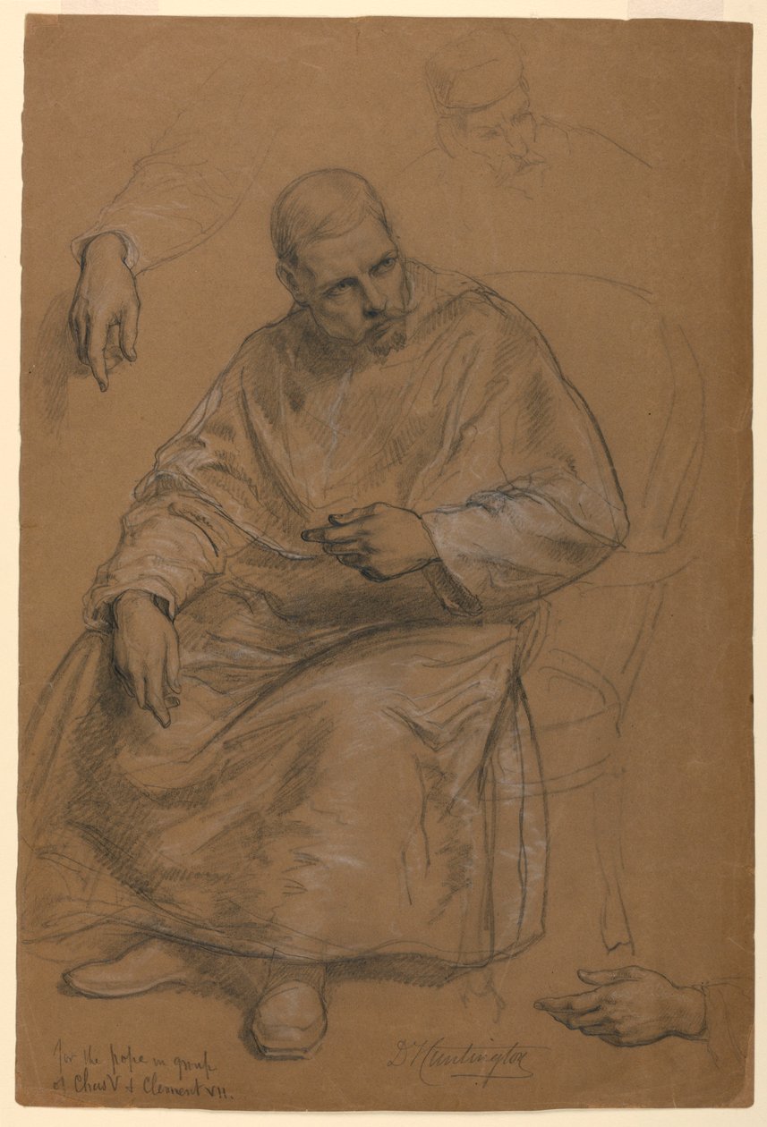 Study for "Titian Showing", 1872 by Daniel Huntington