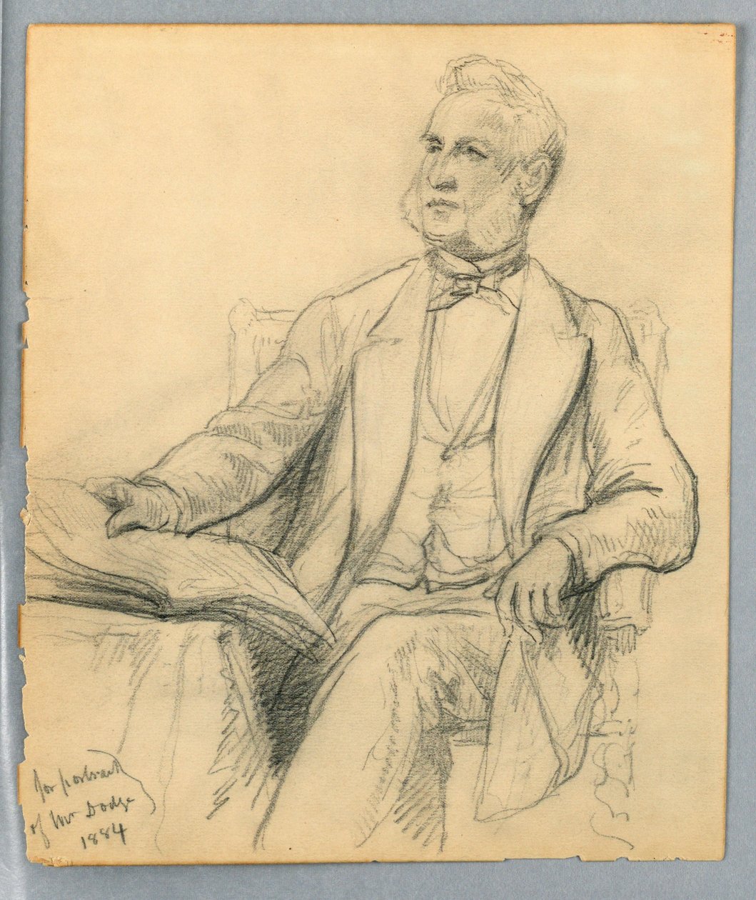 William E. Dodge Seated, 1884 by Daniel Huntington