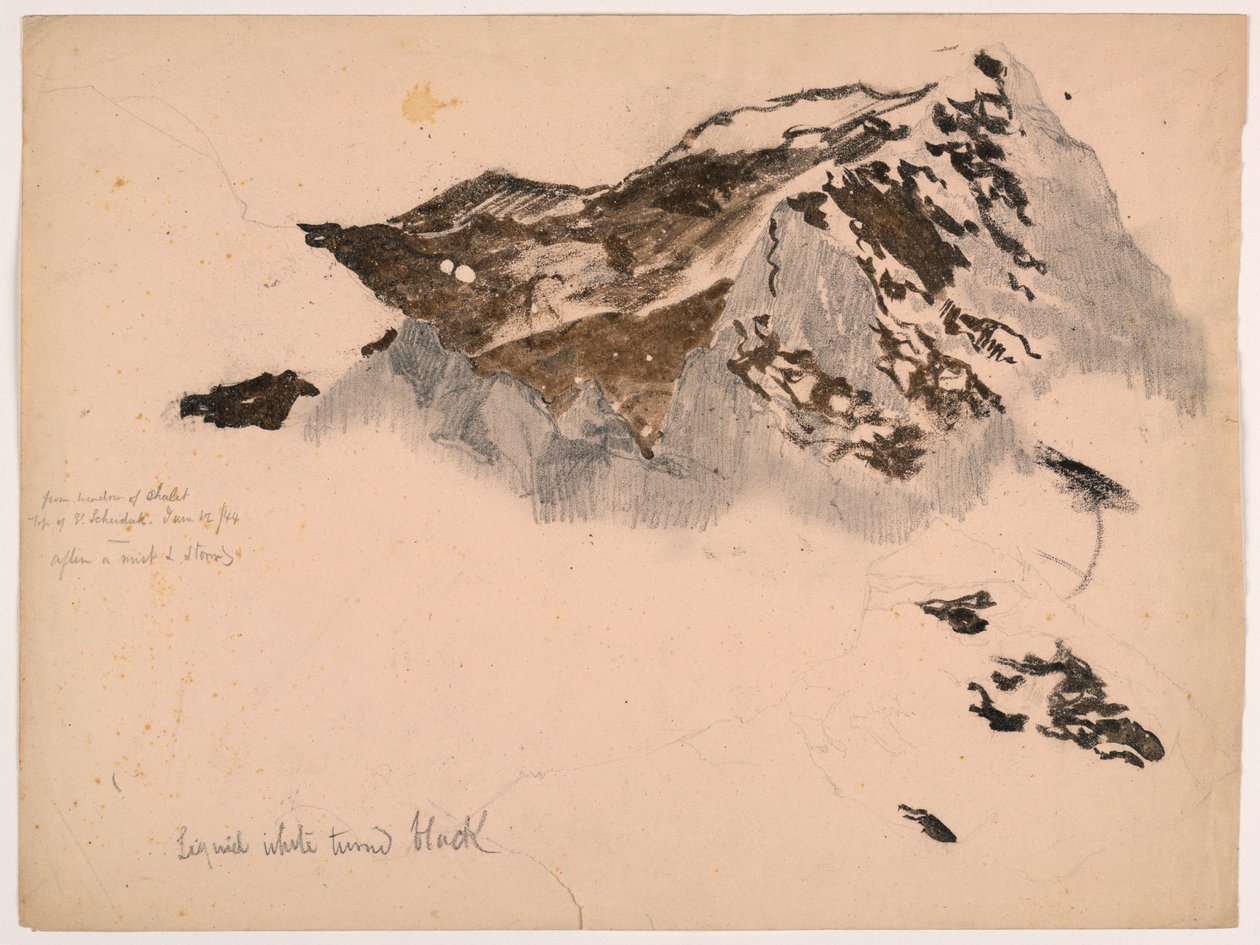 From Window of Chalet, Top of Mt. Scheidegg, After a Mist and Storm by Daniel Huntington