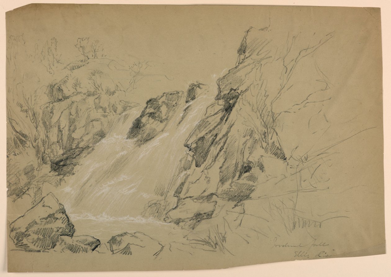 Goodrich Falls, Ellis River, New Hampshire by Daniel Huntington