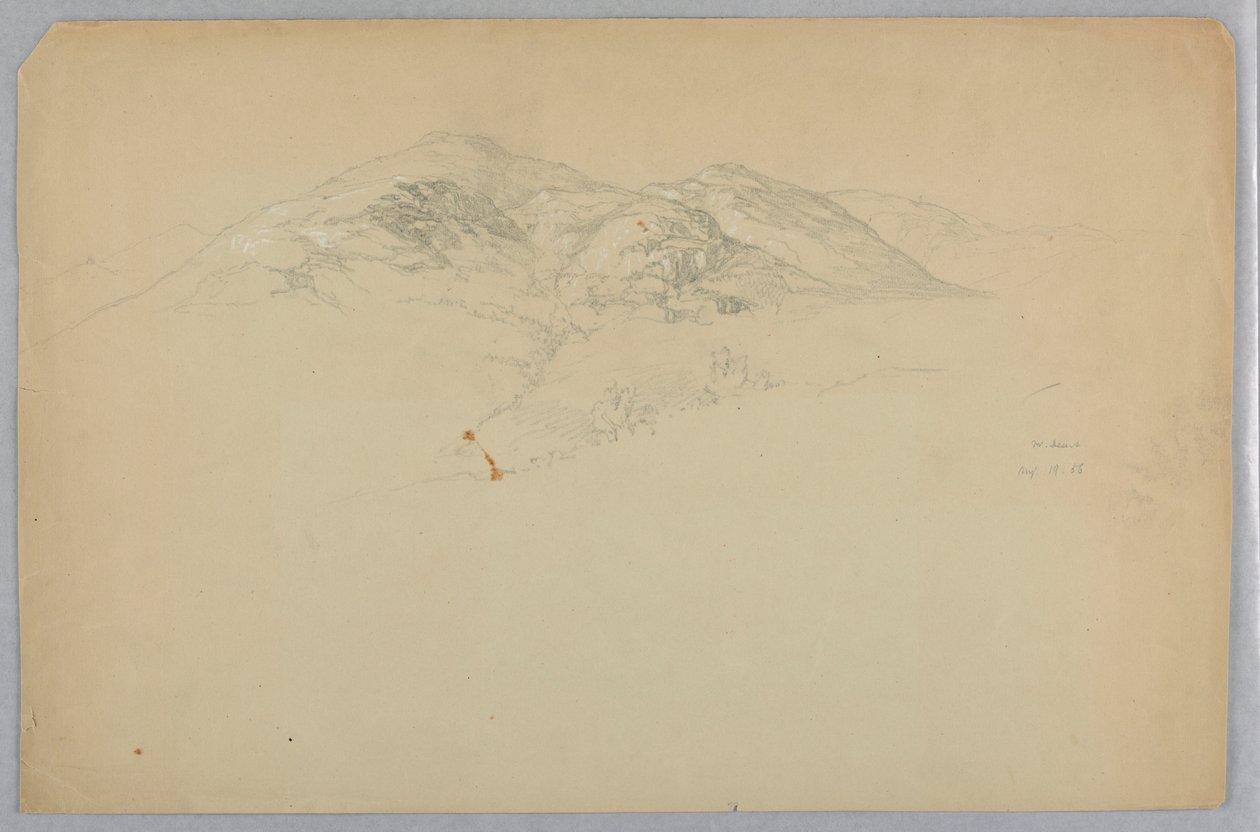 Landscape Sketch, Mount Desert, Maine by Daniel Huntington