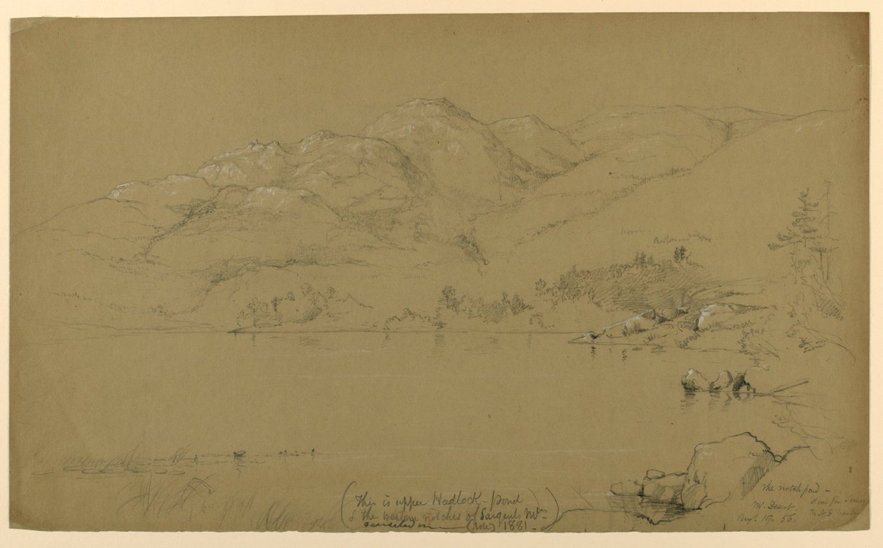 Landscape Sketch, Mount Desert, Maine by Daniel Huntington