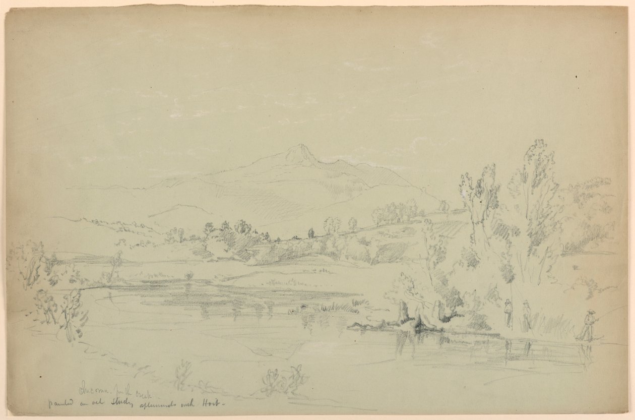 Mount Chocorua, From the Creek by Daniel Huntington