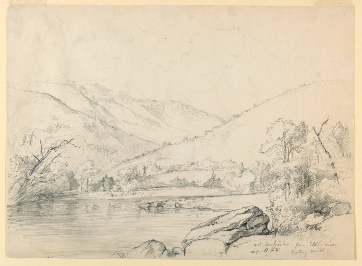 Mount Washington from Ellis River, Looking North by Daniel Huntington
