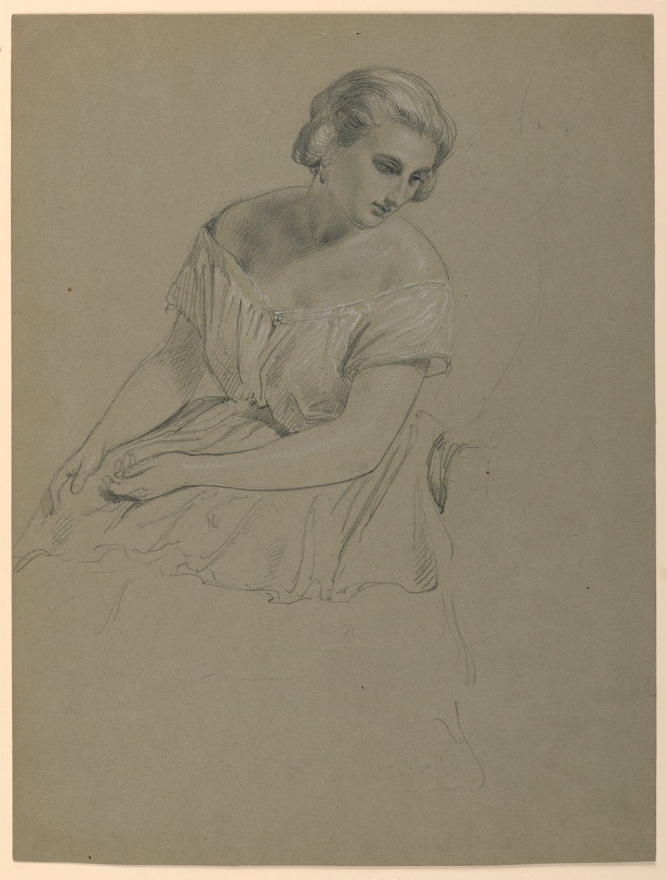 Study of Seated Woman for 