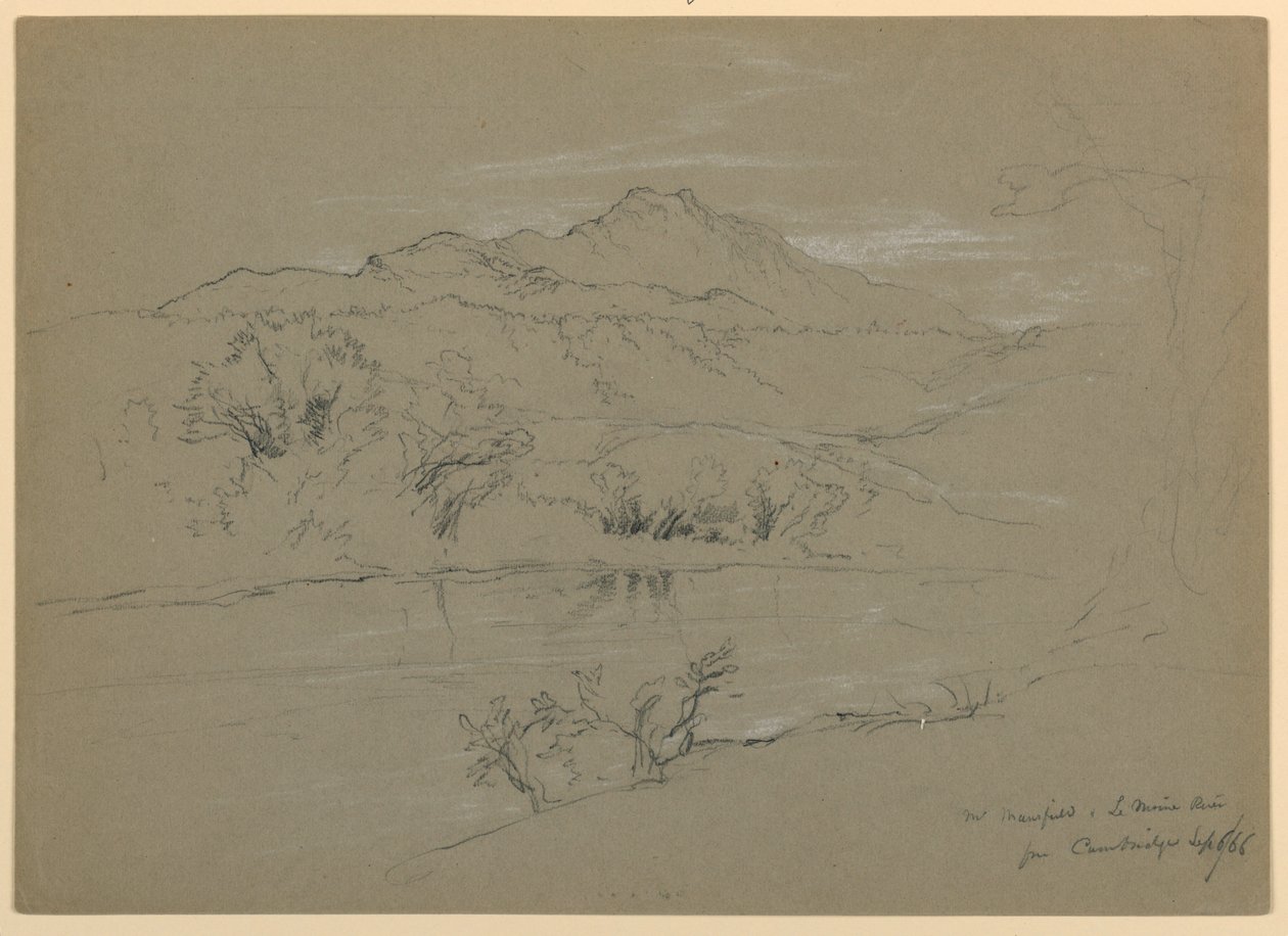 View of Mount Mansfield from Cambridge, Vermont by Daniel Huntington