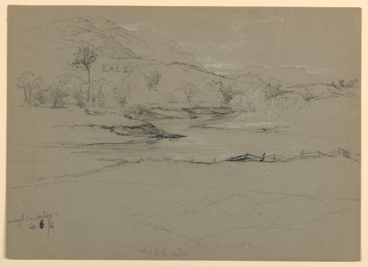 View of Mountains, On the Way to Cambridge, Vermont by Daniel Huntington
