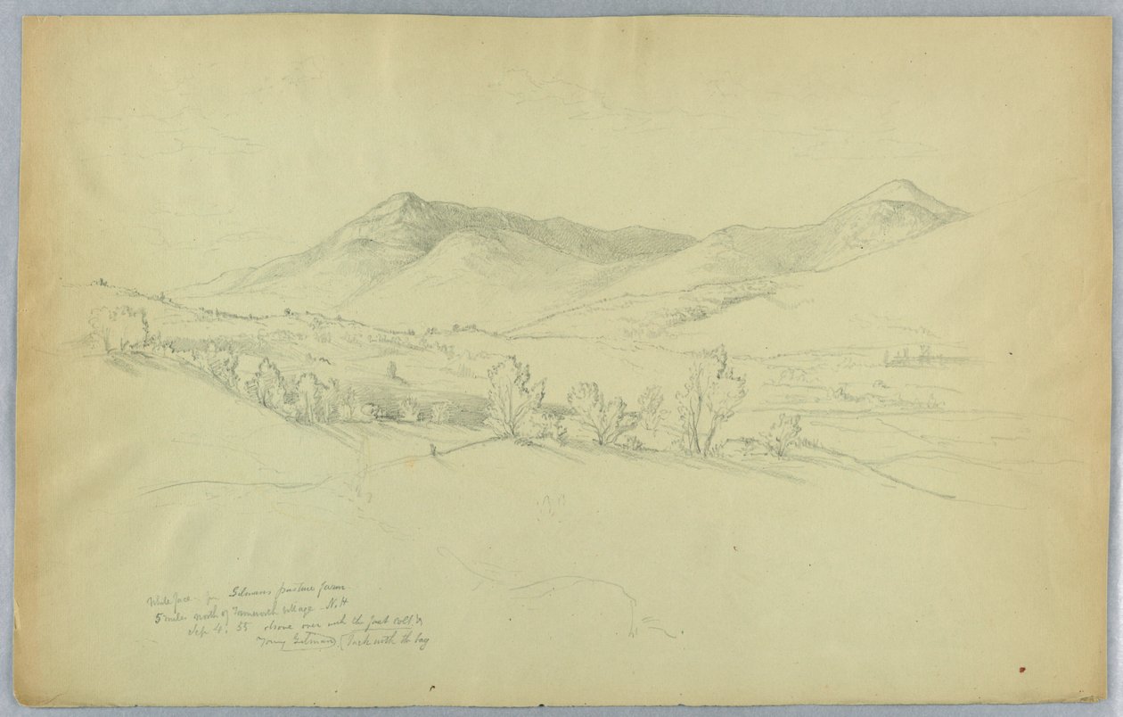Whiteface Mountain, North of Tamworth Village, New Hampshire by Daniel Huntington