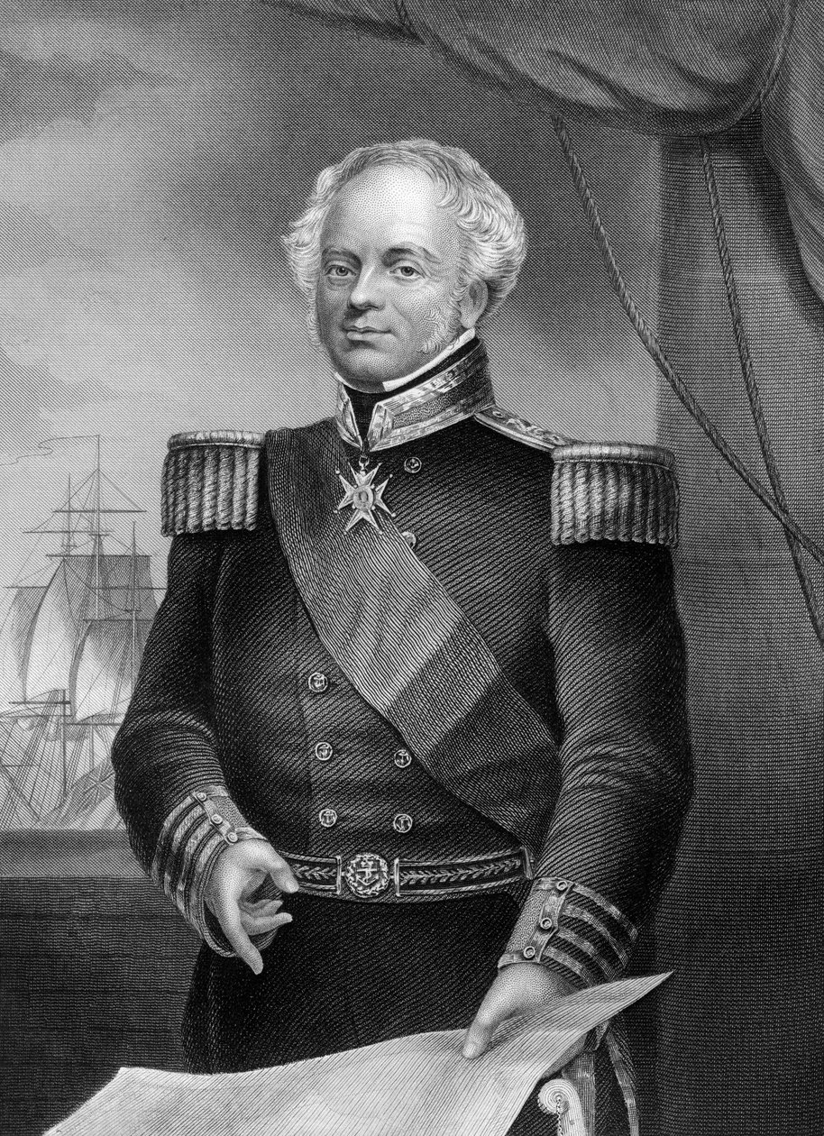 Admiral Thomas Dundas, British naval officer of the Napoleonic Wars by Daniel John Pound