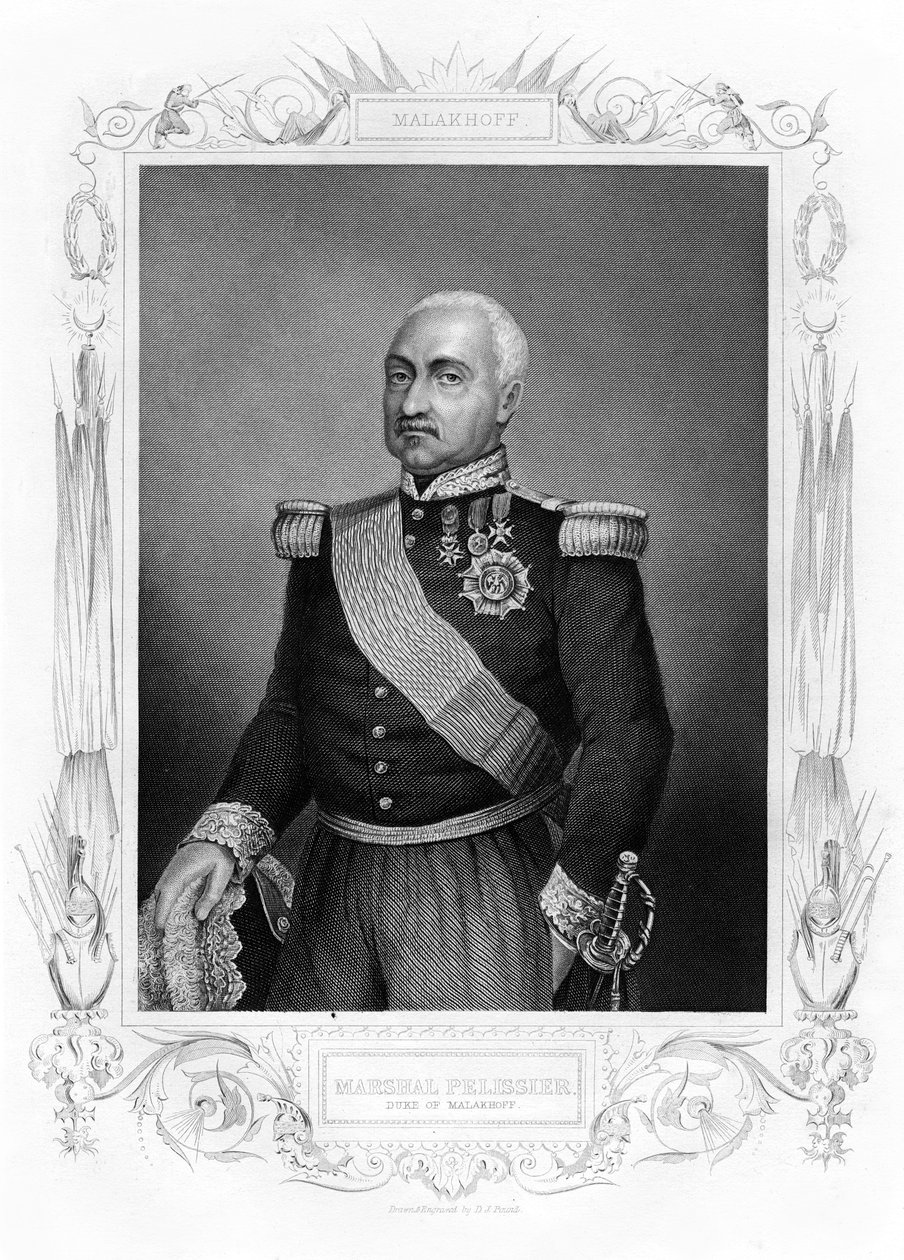 Aimable Jean Jacques Pelissier, Duke of Malakoff, Marshal of France by Daniel John Pound