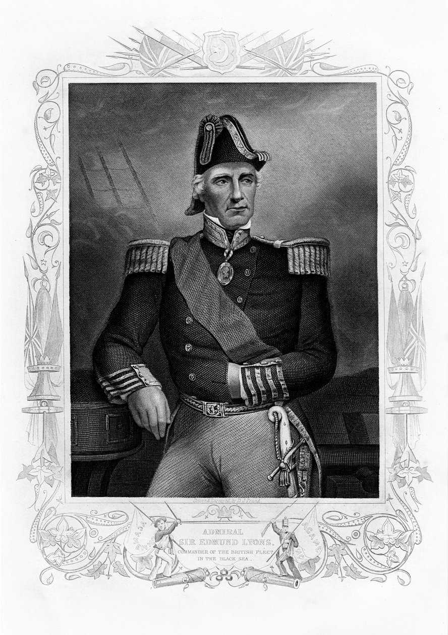 Edmund Lyons, 1st Baron Lyons, Commander of the Black Sea Fleet by Daniel John Pound