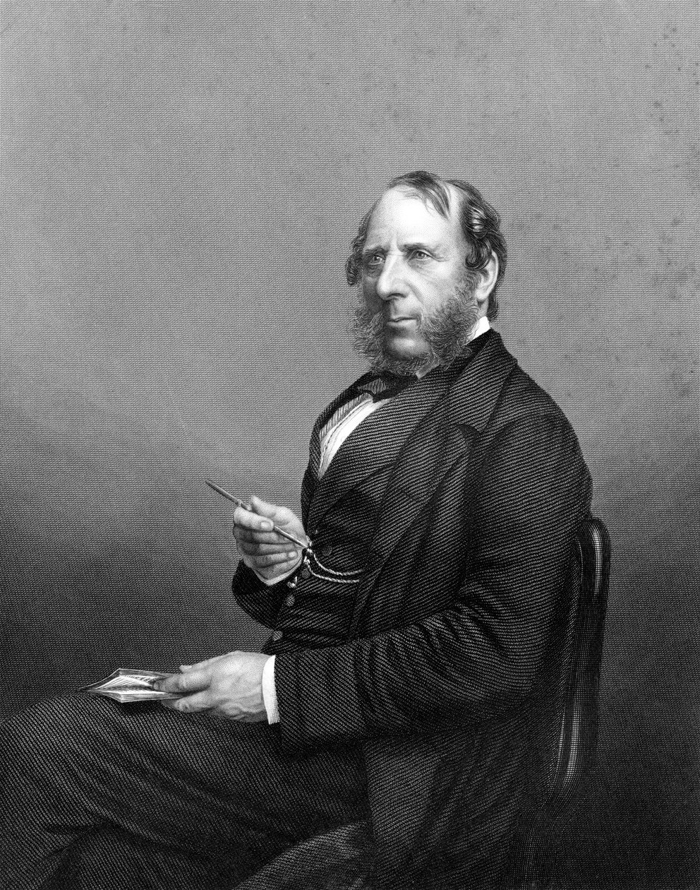 George Cruikshank, English caricaturist and book illustrator by Daniel John Pound