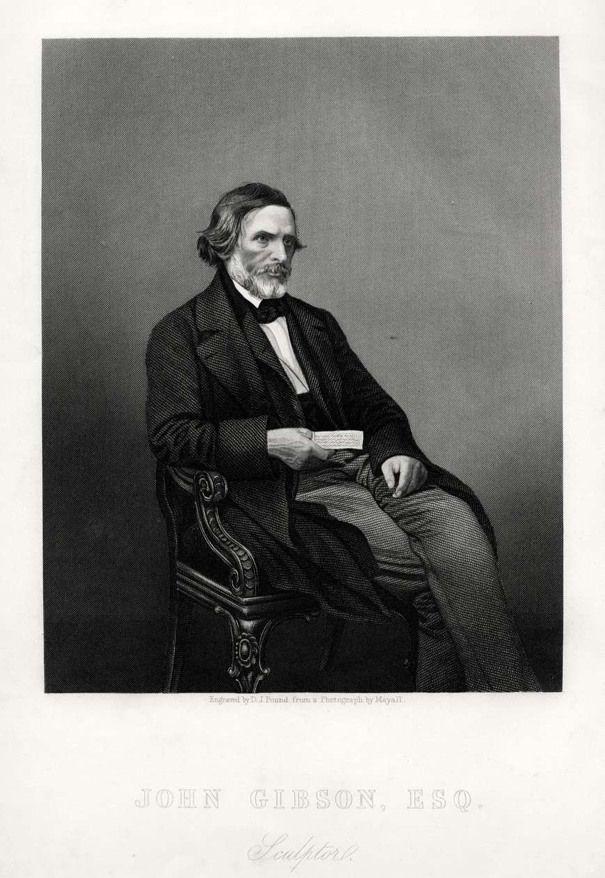 John Gibson, British Sculptor by Daniel John Pound