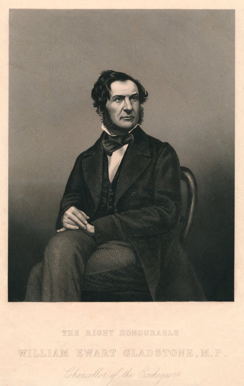 The Right Honourable William Ewart Gladstone, M.P., 1859 by Daniel John Pound