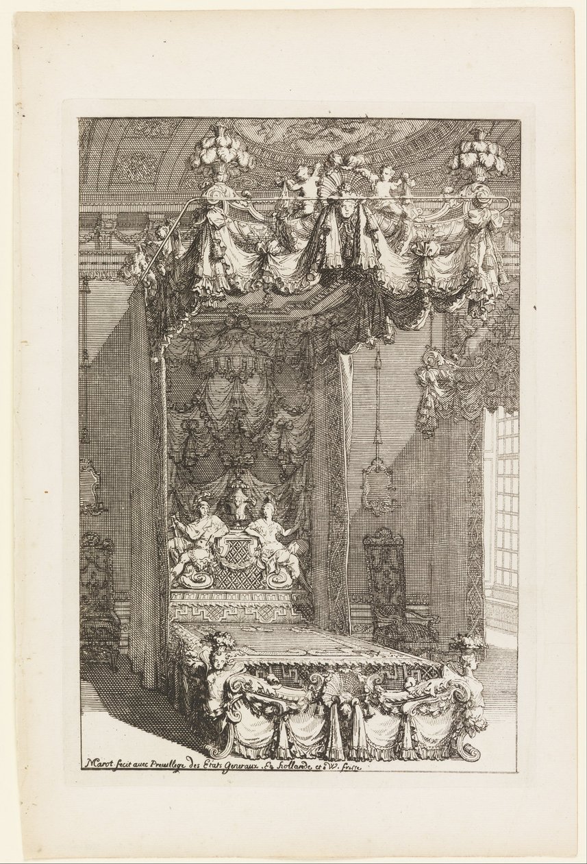 Design for a State Bedchamber, from Second Livre d
