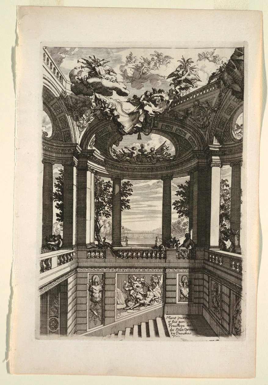 Plate in New Books on Paintings for Rooms and Stairs by Daniel Marot