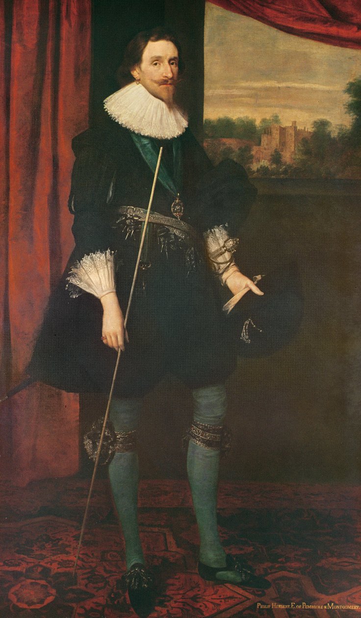 Philip, 4th Earl of Pembroke by Daniel Mytens
